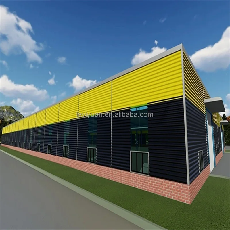 High Quality Prefabricated Steel Structure Factory Buildings/Workshops/Halls Industrial Buildings for Apartments Best Price!