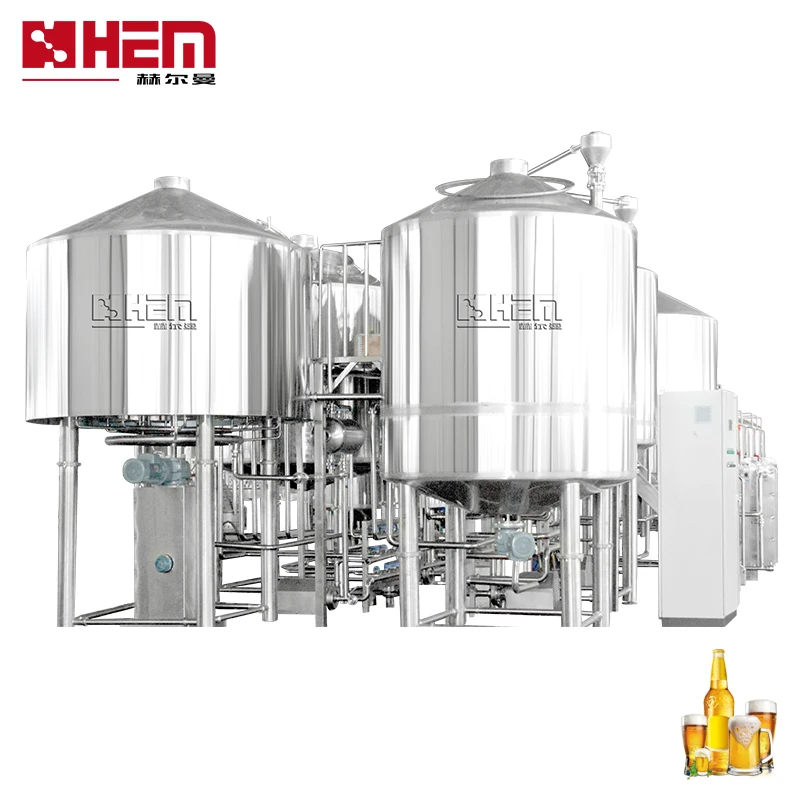 Customized Beer Brewing Equipment Mash System 3000 liters 30bbl 50bbl Turnkey Project For Craft Beer Making