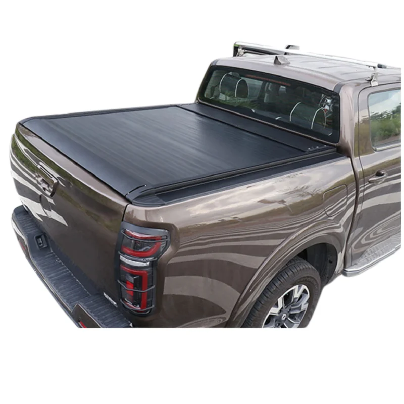 For Nissan Navara D40 Accessories Tonneau cover 2021 Navara Np300 Trunk cover Roller shutter Rear compartment lid Rainproof