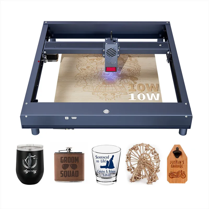 China small MDF plywood pine Paulownia cardboard corrugated paper glass wood fabric pipe tube laser cutting machine
