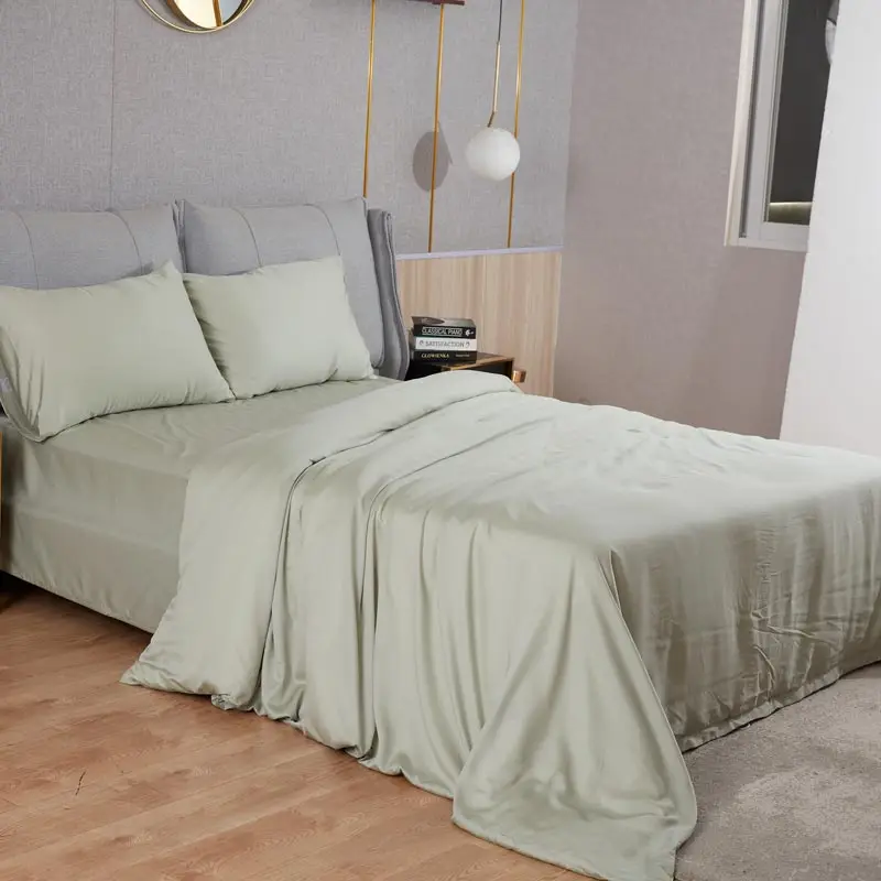 Роскошный дом 100% Бамбуковая ткань Королевский размер белый пододеяльник 240x260 Amazon наборы современных