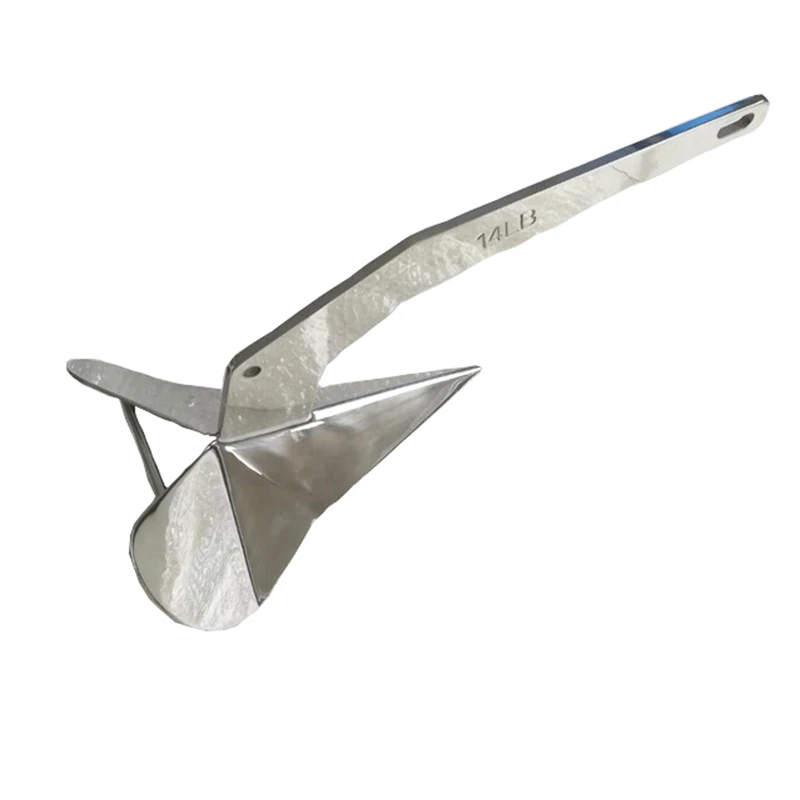 Heavy Duty SS316 Stainless Steel Marine Delta Anchor For Boat anchors