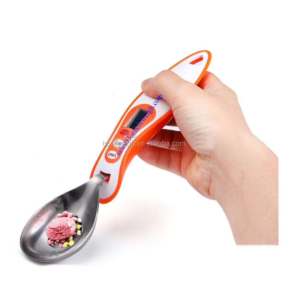 stainless steel coffee measuring digital spoon scale with LCD display