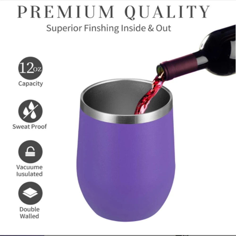 wholesale custom egg wine mugs yetys matte coffee double walled stainless steel vacuum insulated tumblers cups in bulk