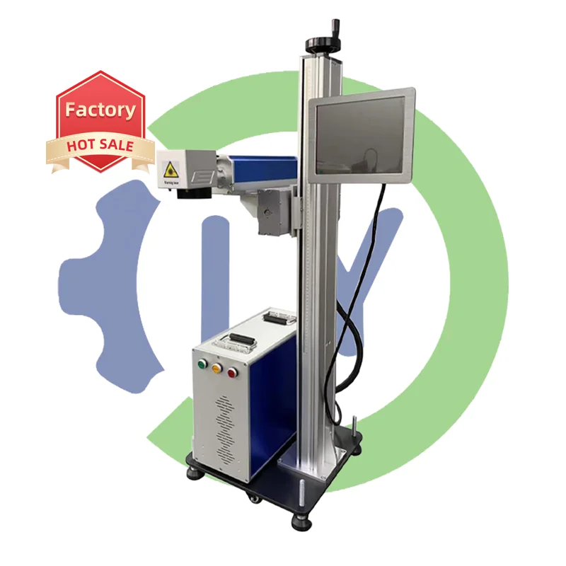 CNC LY 20W 30W 50W High-Speed Flying Laser Marking Machine UV Online Engraving Sino Galvo Brand Air Cooling