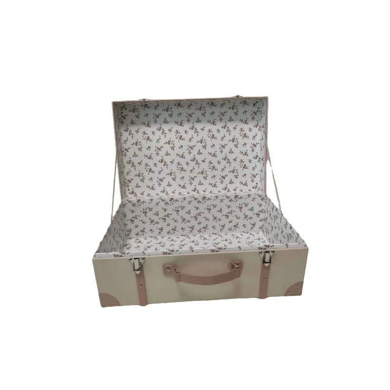 Креативный портативный цветной печатный бумажный чехол, картонный чемодан с замком, Детская Подарочная коробка для игрушек с красочной печатью