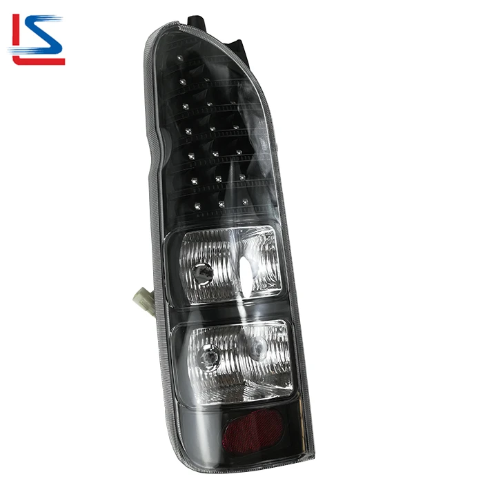 Автомобильный светодиодный черный задний фонарь для TOYOTA Hiace Quantum 2004-2013 R 81550-26200 L 81560-26200 Pitbull