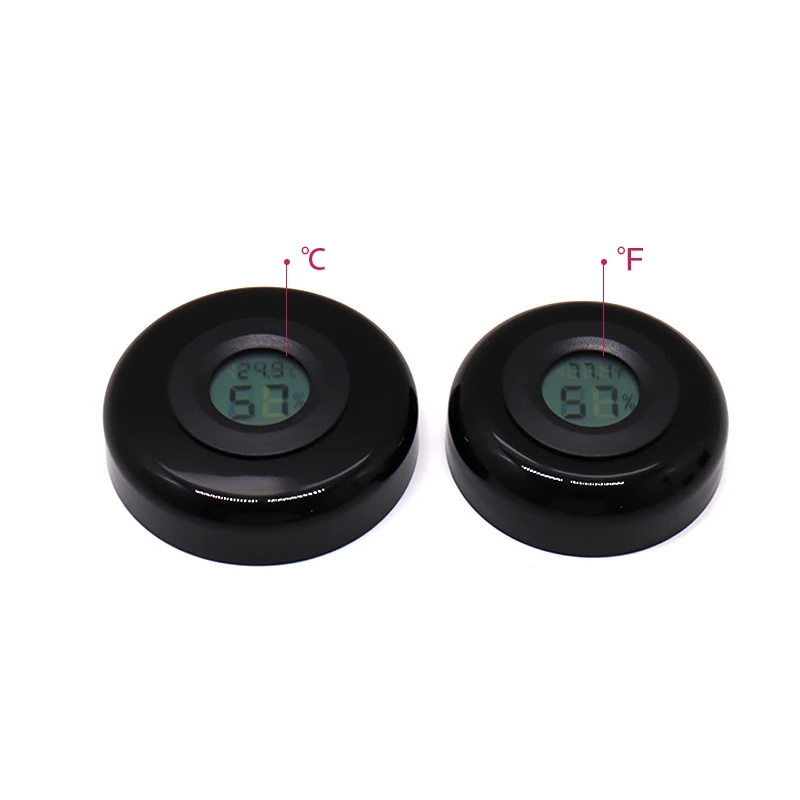 High Tech 10ml 150ml 30ml 50ml 100ml Dark Violet Stash UV Glass Jar with Humidity thermometer