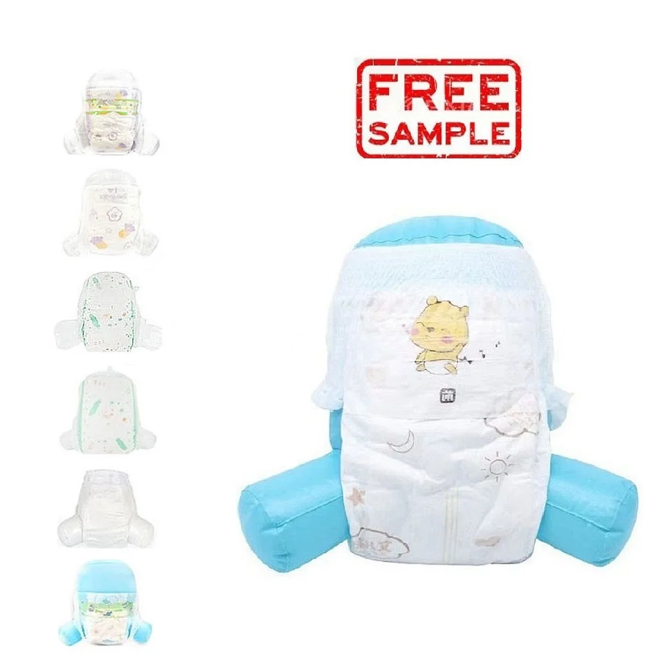 FREE SAMPLE Soft Breathable Absorption Baby Diapers Nappies To Russia Ukraine