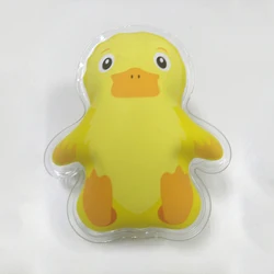 cartoon animal shapes pvc infusion bag for shower gel and shampoo packaging