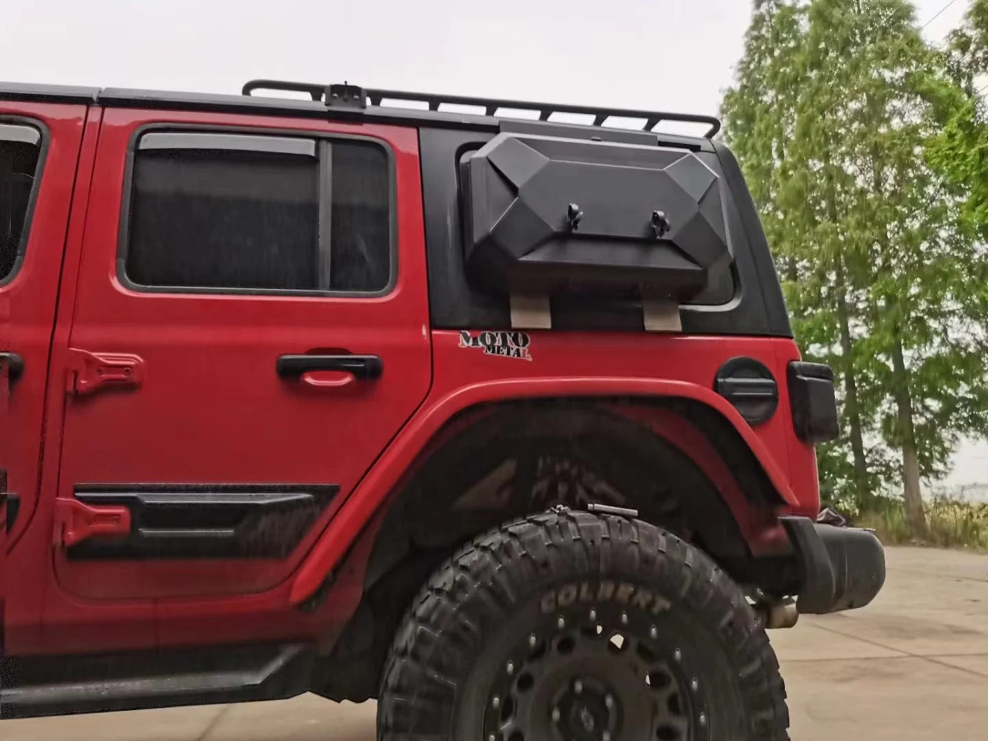 Боковое окно Расширительная панель коробка для хранения Jeep wrangler JL 2018 + 4x4 Автозапчасти Автомобильные внешние аксессуары