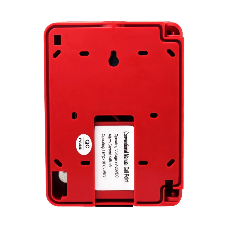 Fire Alarm Conventional Dual Action Manual Call Point Wired Emergency Pull Station