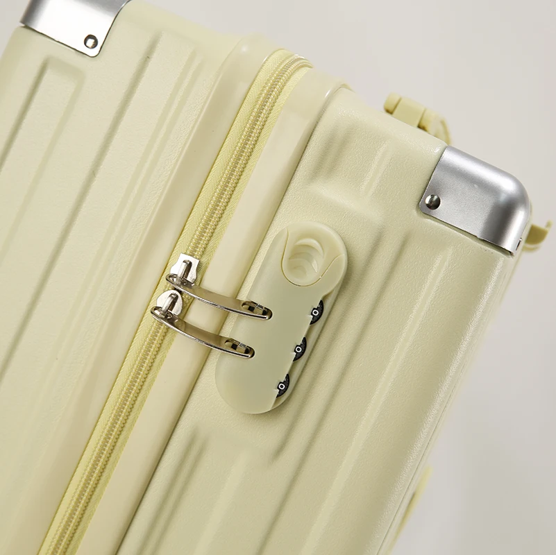 Unisex Mute Large-Capacity Suitcase with Spinner Caster Thickened Case for Outdoor Travel Convenient Trolley Luggage Set