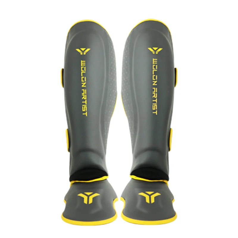 2024    Leather leg protector boxing Muay Thai  Shin Guard