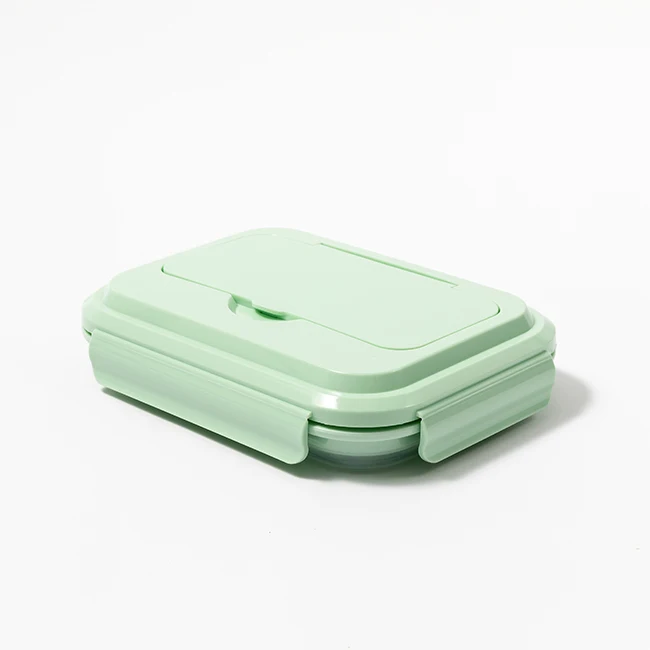 Портативный силиконовый контейнер для еды