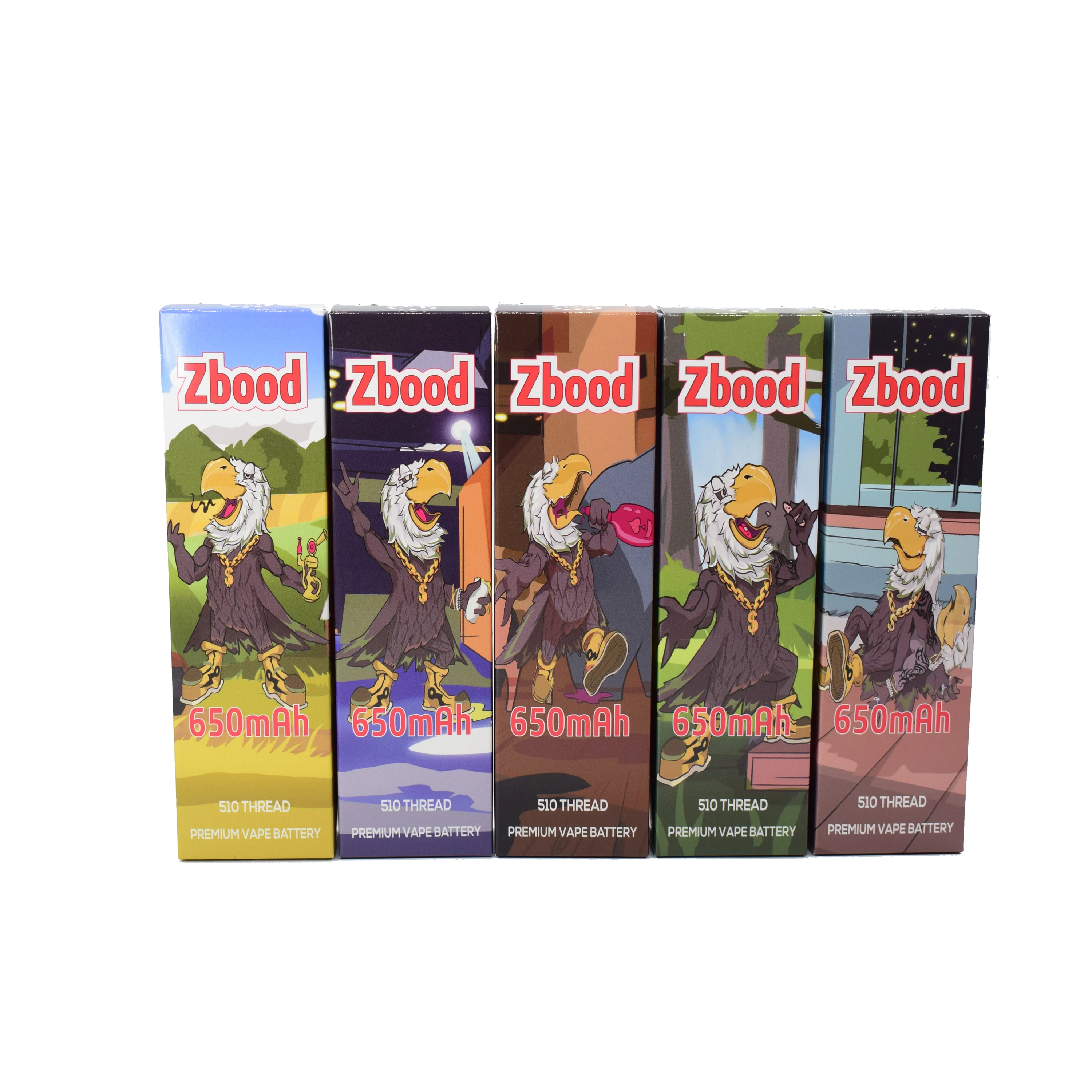 Zbood Eagle шаблон Предварительный нагрев 510 резьба CBD ручка 650 Mah батарея Cbd 2021 оптовая продажа самый