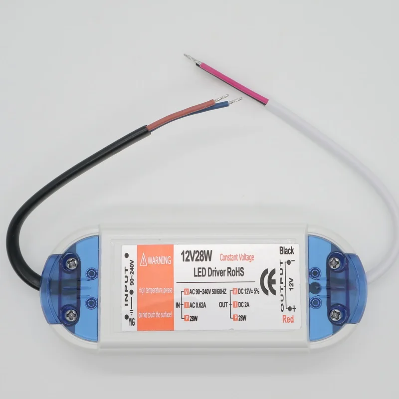 Светодиодный трансформатор AC/dc 12v 28W 42W 60W адаптер освещение светодиодный драйвер постоянного напряжения для светодиодной ленты LED модуль ослепительно Используйте блок питания