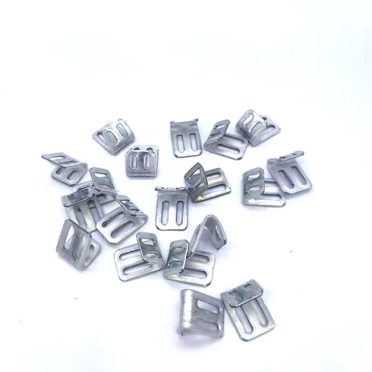 4 Holes Metal Plastic Zig Zag Spring Clips for Fixing Sofa Bed Sinuous Springs