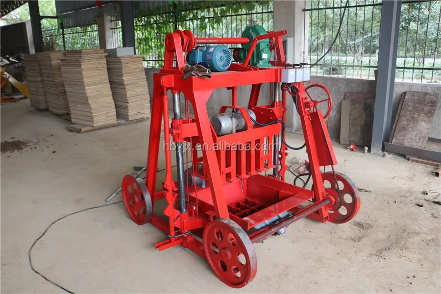 QMY4-45 Construction Machinery Concrete Block Making Machine Hollow Block Molding Egg Lying Machine Less Invest More Income