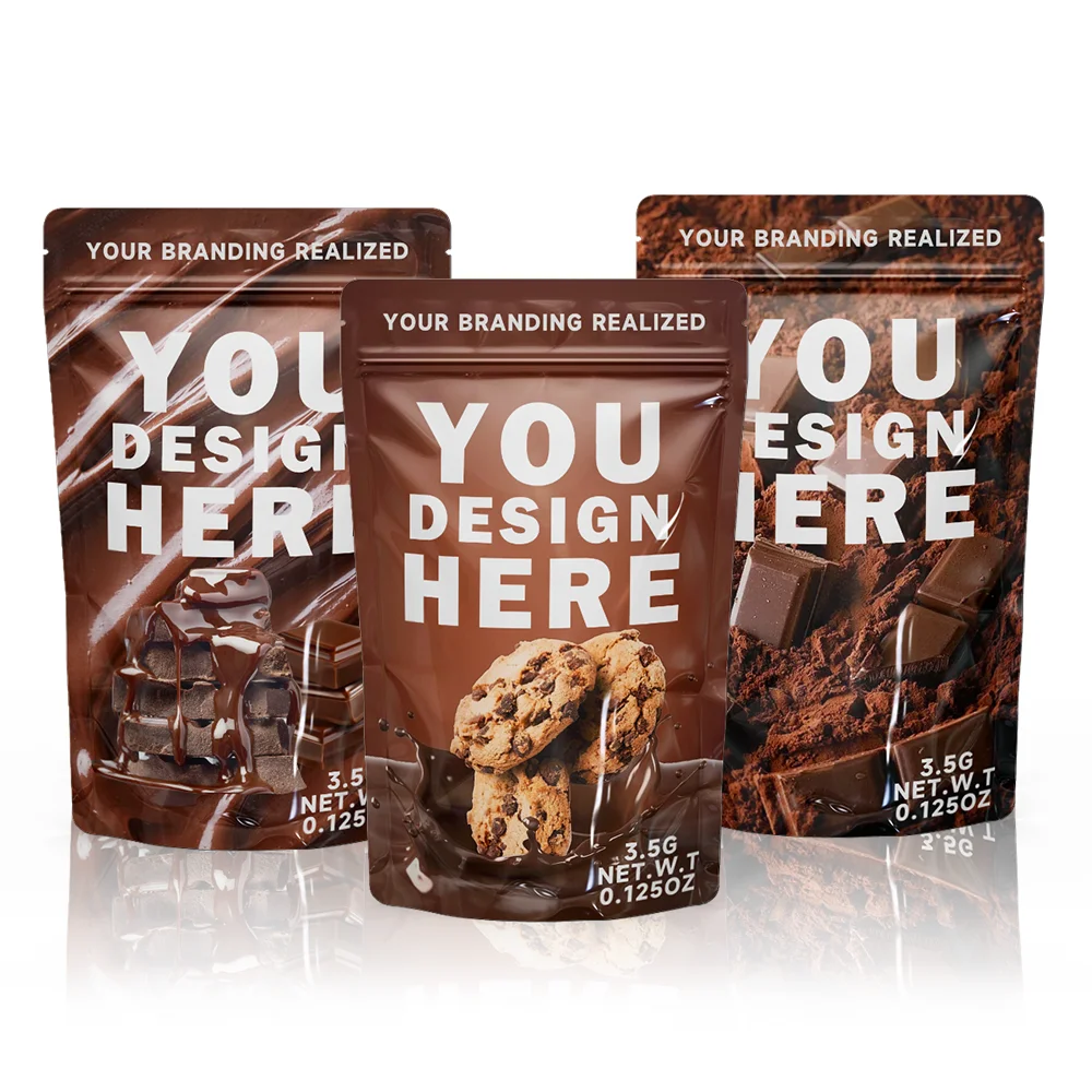 Resealable Matte Black Package Stand Up Pouch Aluminum Foil Packaging Zip Lock Bag Doypack Mylar Storage Food Bags
