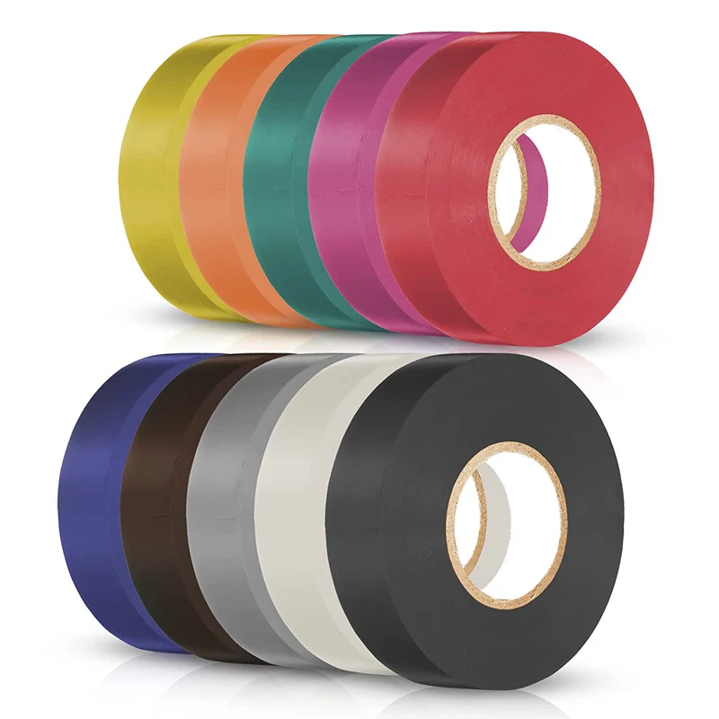 PVC Tape Manufacturer Waterproof Flame Retardant Insulation Materials Industrial Insulating Electrical PVC Tape