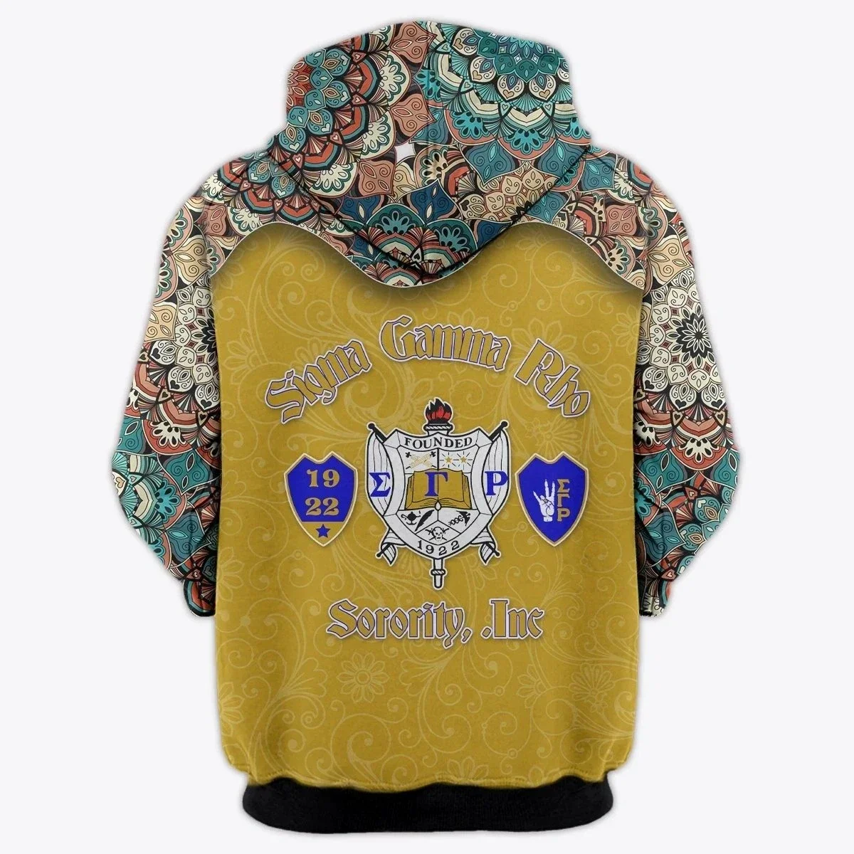 Floral Sigma Gamma Rho Hoodie Men Custom POD Autumn Long Sleeve Hoodies Pullover Sweatshirts Women Drop Shipping Sport Tops 2024