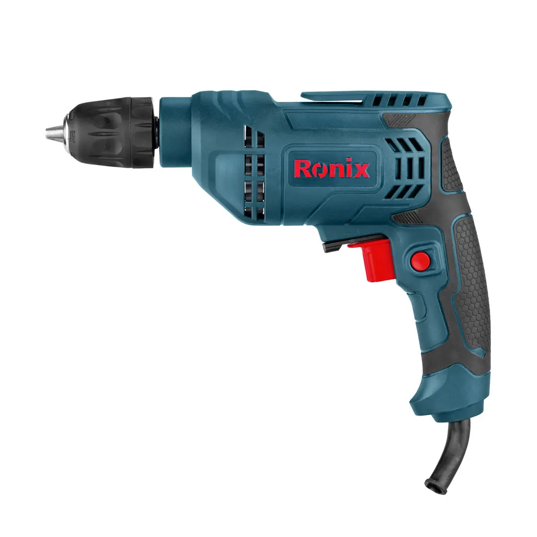 Ronix Power Tools 2107A Heavy Duty 400W 10mm Small Electric Hand Drill Machine