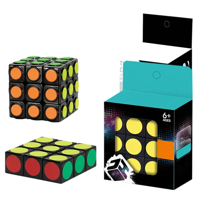 Hot Selling kids gift High Quality 3D Magic game Cube iq Puzzle Magic Cube 3*3*3 For Brain Training