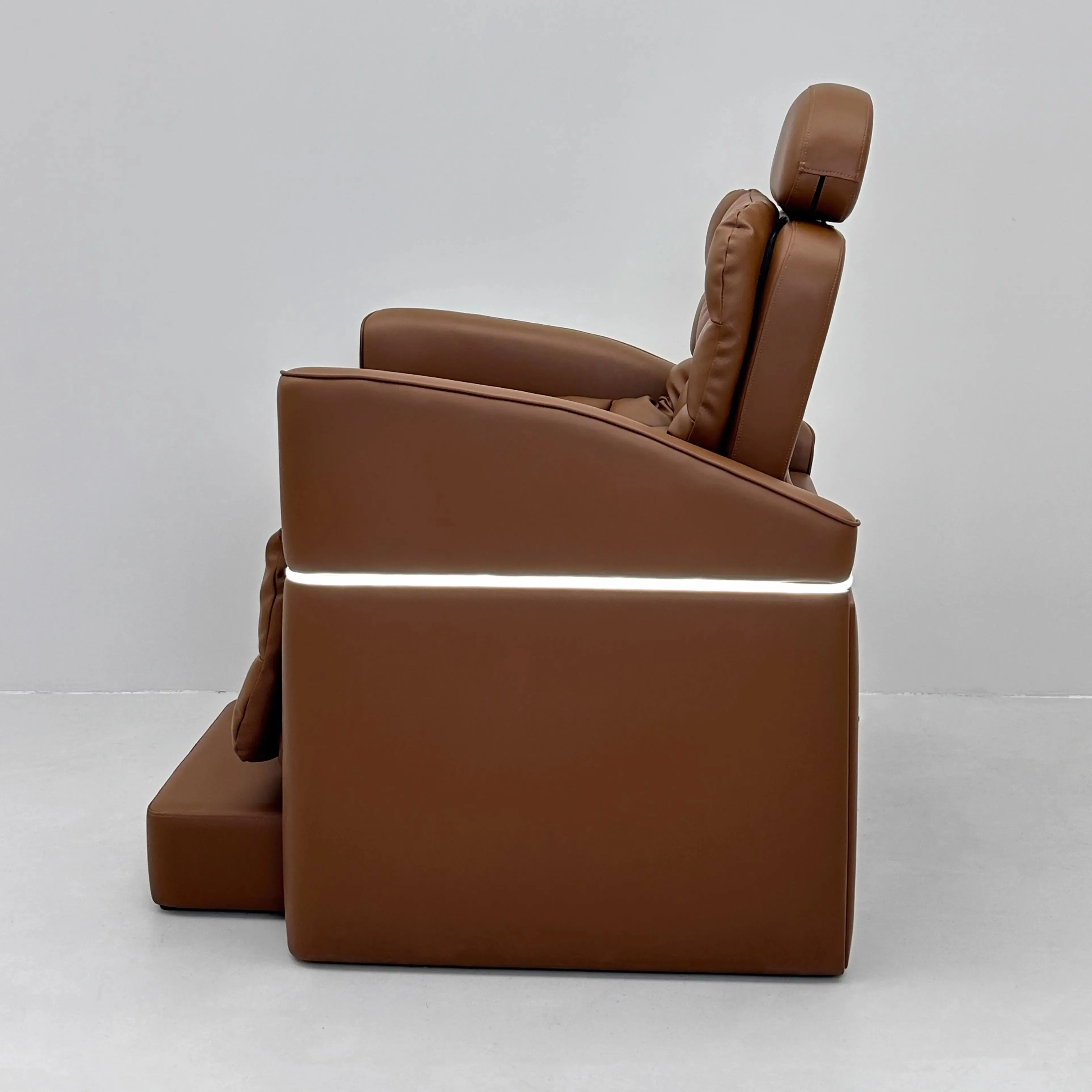 2024 factory price good quality recliner sofa special Microfiber Fabric recliner sofa chair with electric usb led light