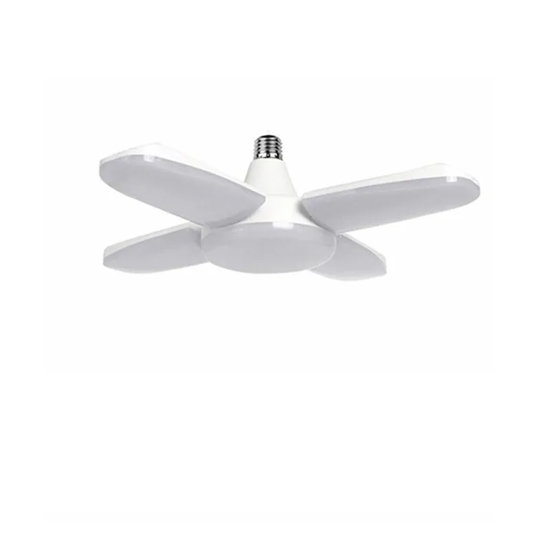 60 Вт Deformanle Светодиодная лампа вентилятора E27 регулируемый свет складной Вентилятор лезвие Светодиодная лампа 360 градусов Энергосберегающая светодиодная лампа