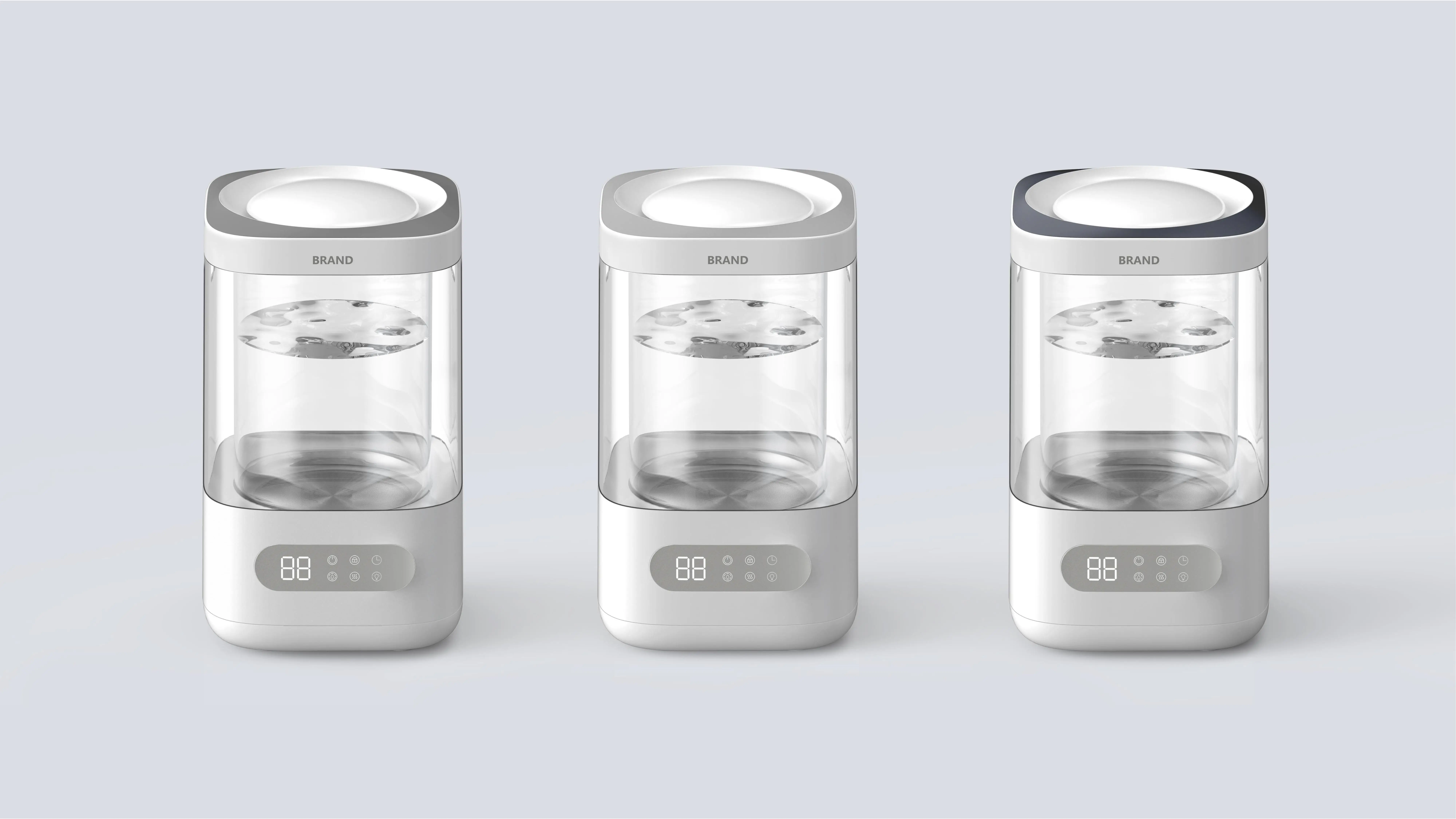 2024 GEMEO New Design Warm Mist Output 100 High Temperature Disinfection 3500ML Humidifier