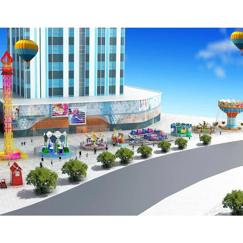 Custom Design Kids and Adults Unpowered Aluminum Zip Line Outdoor Equipment for Sale