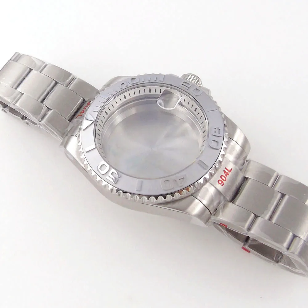 Новинка чехол для часов BLIGER Sapphire Crystal Diver 40 мм подходит ETA 2824 NH35A