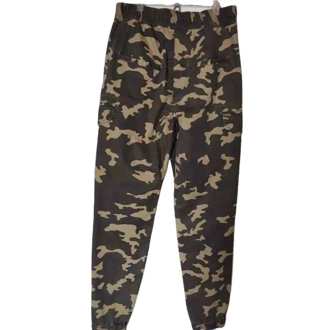 Мужские камуфляжные брюки из органического хлопка
