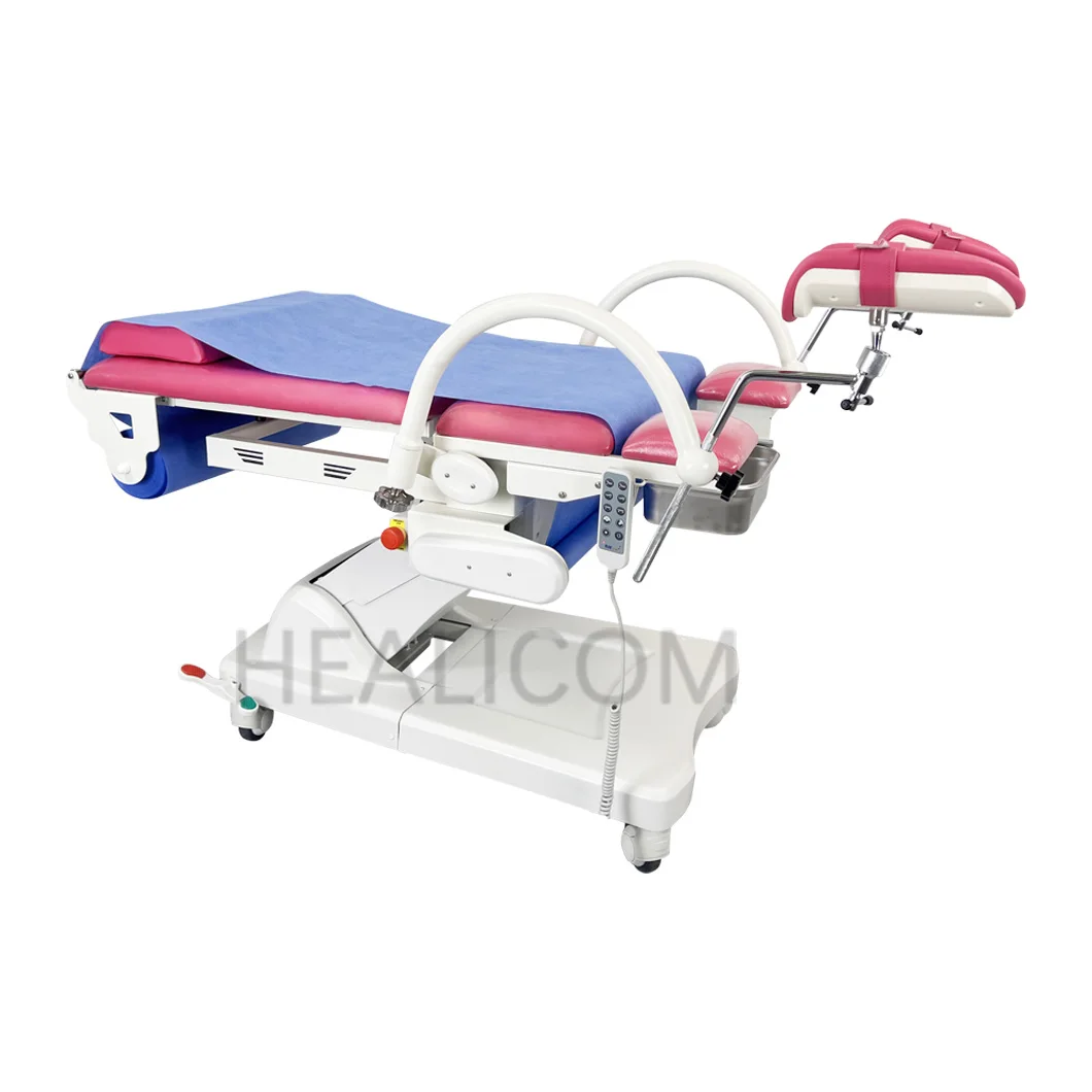Medical Hospital Surgical Delivery Bed Gynecological Operating Table Adjustable Gynecological Bed