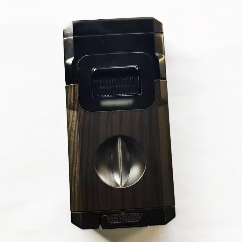 Wholesale cigar torch lighter jet flame custom cigar lighter and cutter gift box
