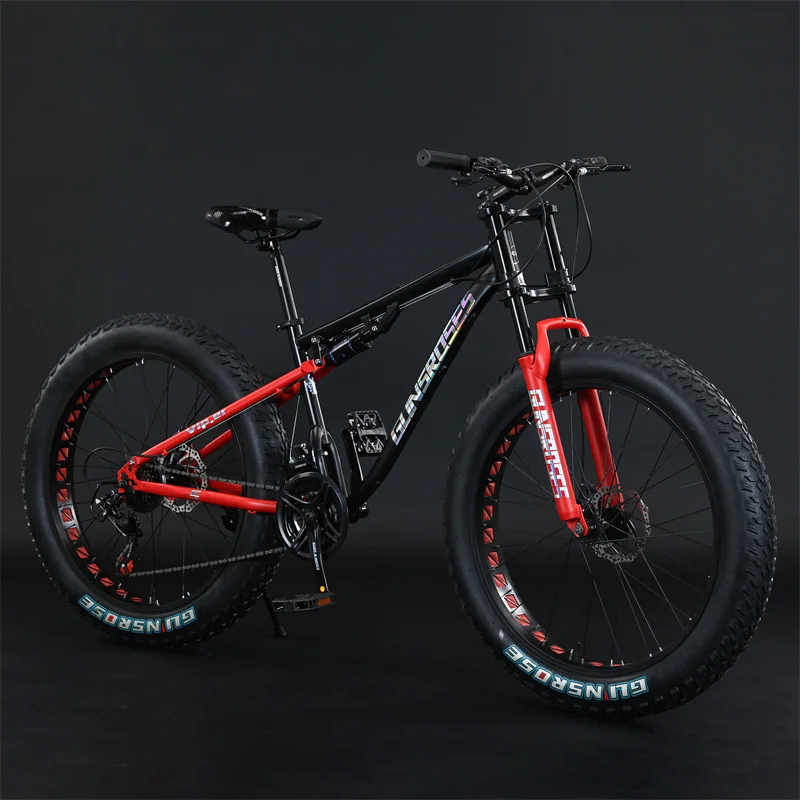 popular New Beach cruiser 26' 4.0 new design mountain type fat bike /snow mountain bike