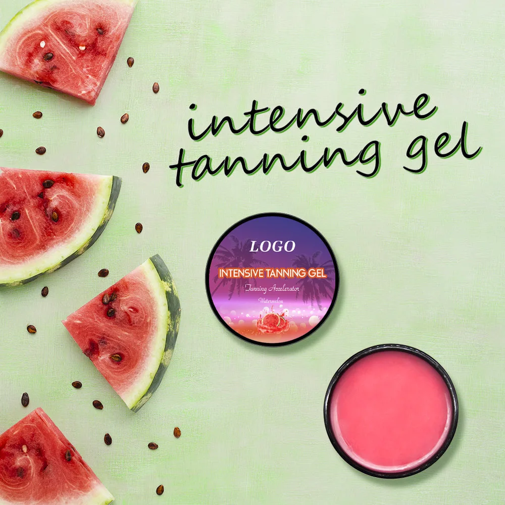 OEM Watermelon Flavor Tanning Cream Natural Quick Tanning Cream without greasy watermelon tanning Cream