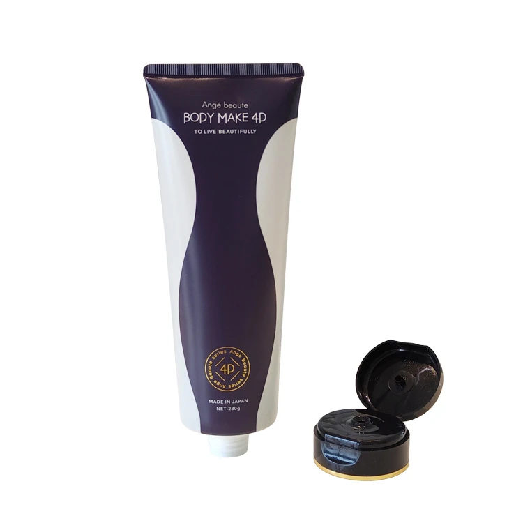 Custom Logo Empty Packaging Refillable 5ml - 250ml Soft PBL Plastic Squeeze Tube For Hand Lotion BB Cream Sunscreen