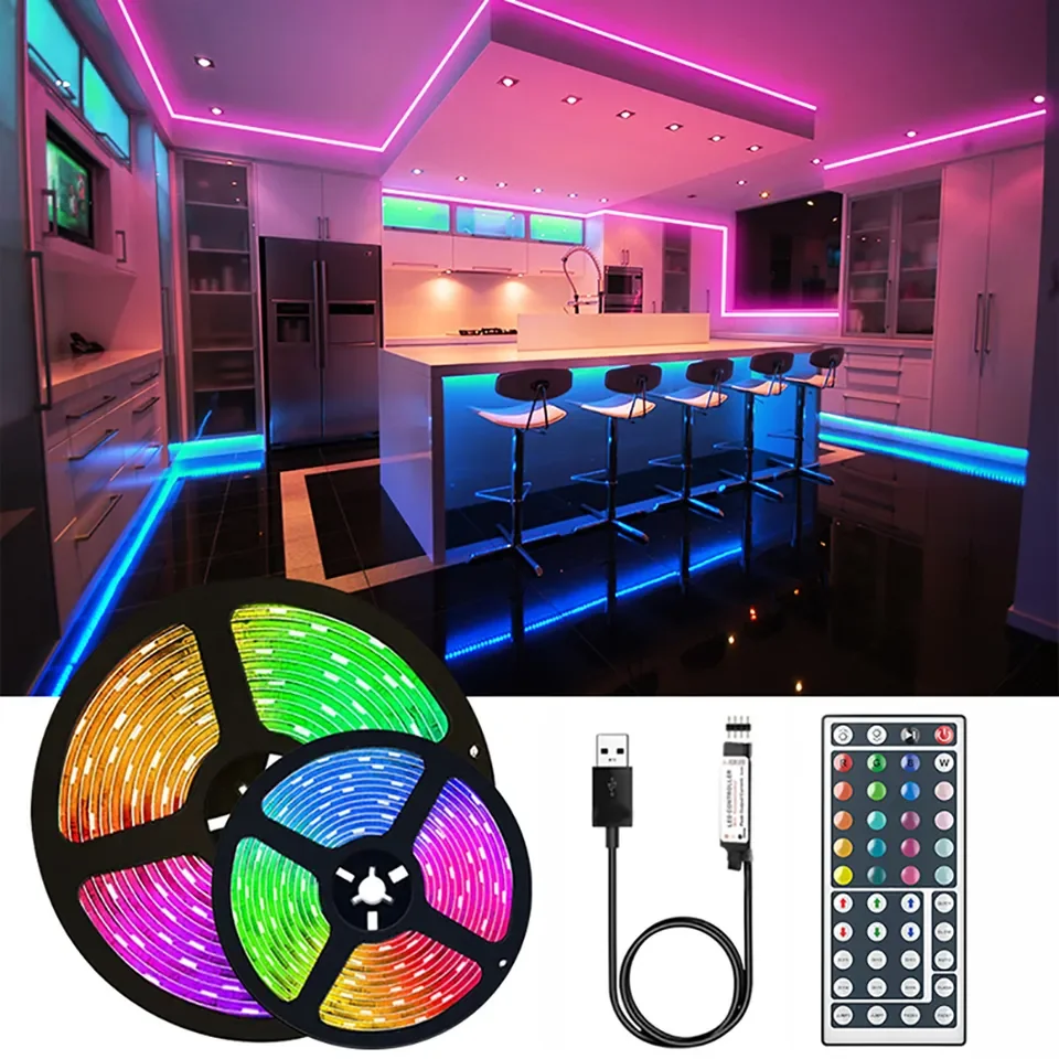 Popular 2835 Rgb 1M 2M 3M 4M 5M Desktop Screen Backlight Lighting Flexible Led Strip Light