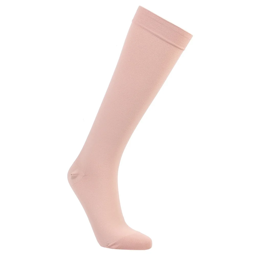 3D Knitted knee high 20-30 mmhg medical compression socks for surgical stockings Varicose veins stockings