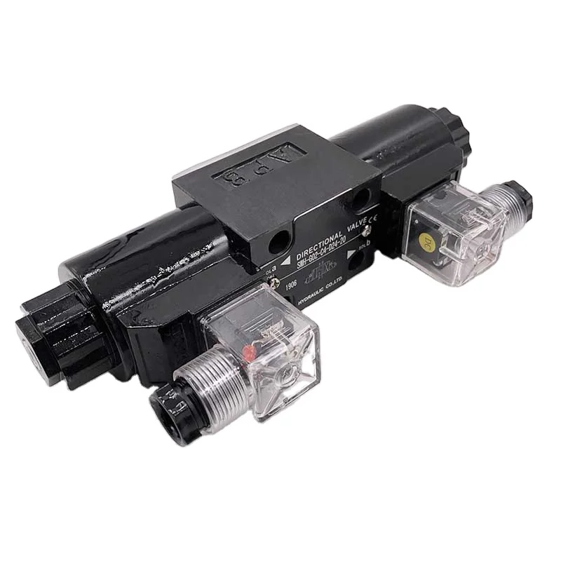 SWH-G02-D24-20 DC24VOil plate hydraulic check valve hydraulic solenoid valve