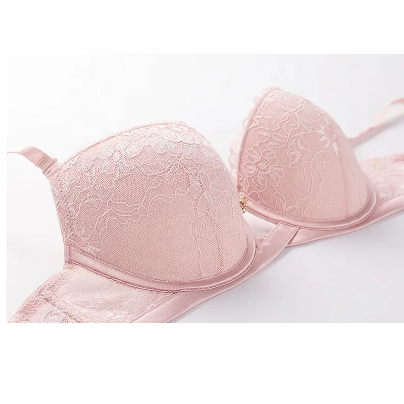 Girls Underwear Sets Push Up Lace Bra Panty Lingerie Women Padded Bralette Young Ladies Sexy Hot Bra &Brief Set