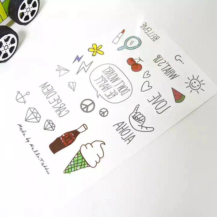 Custom Printed Brand Logo Design Static Sticker Cling Window Film for Kids