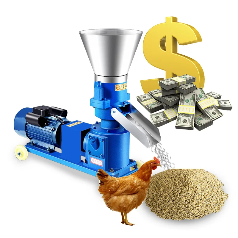 china factory sale pelletizer machine for animal feeds/ fish pig cattle sheep chicken feed pellet making machine