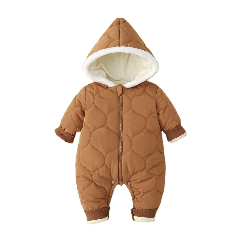 thickened new born baby clothes winter baby jumpsuit in stock ready to go