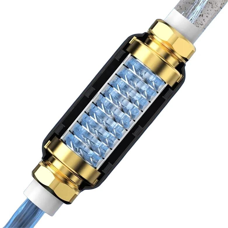 inline water scale remover scale reducer hard water softener for household with SAAS technology