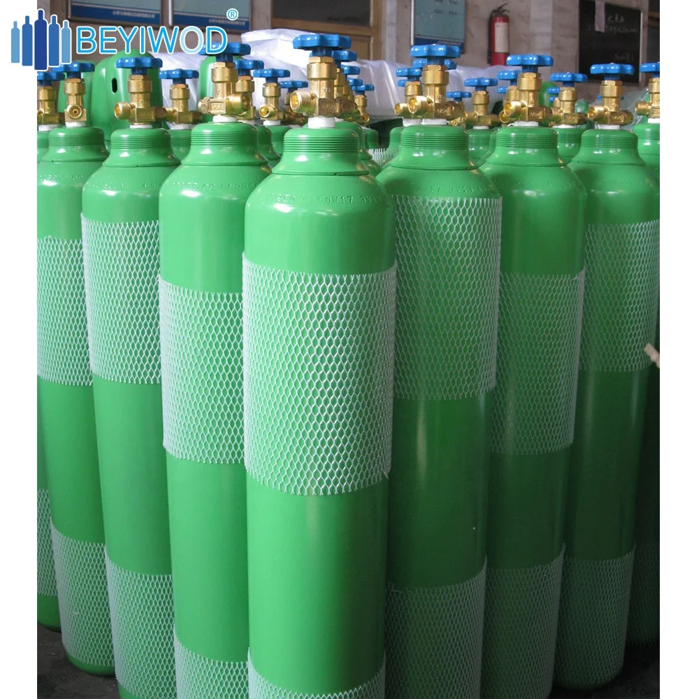 BEYIWOD 150bar/200bar/300bar 2L 5L 6.7L 8L 10L 13.4L 20L CO2 Cylinder Mixed argon Steel Gas Cylinder