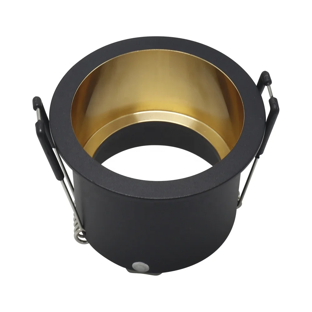 Narrow edge 60mm cut out round aluminum alloy Anti glare GU10 downlights for mall