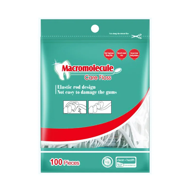 100 pcs Bag  High quality Dental Floss Manufacturer Dental Pick Floss For Adults Dental Floss
